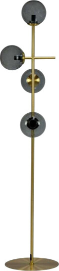 Dyberg Larsen Como Gulvlampe Smoke/ Messing Dyberg Larsen Como Gulvlampe Smoke/ Messing