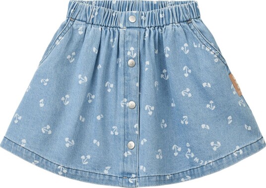 Liewood Rio Printed Light Denim Skirt Blue 122 Liewood Rio Printed Light Denim Skirt Blue 122
