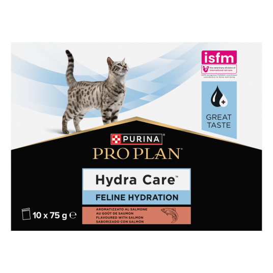 Purina Hydra Care Laks 75 g Våtfôr til Katt 10-pakk