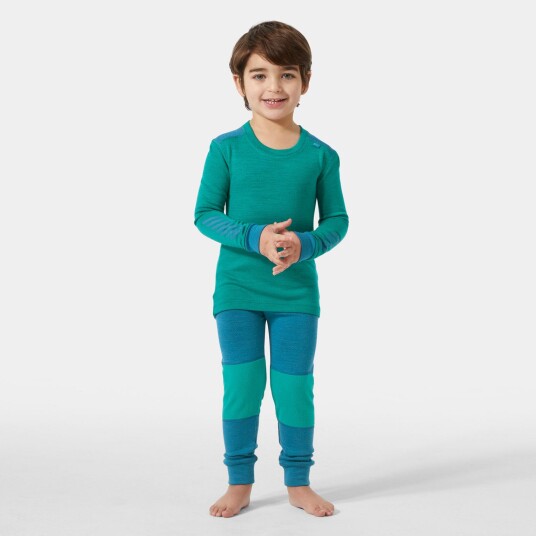 Helly Hansen Lifa® Merino Ull Undertøysett Barn Grønn 86