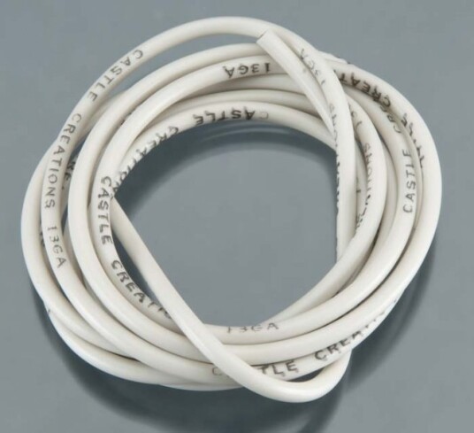 Castle Creations Wire 60" 13 AWG White