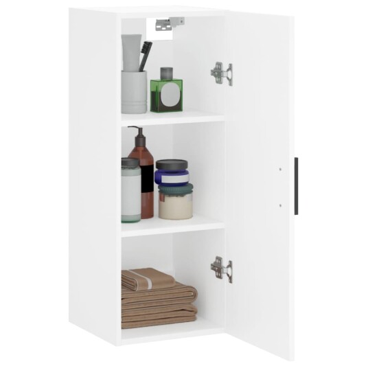  Veggskap hvit 34,5x34x90 cm 8720845440367