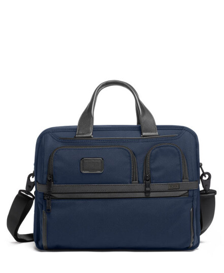 Tumi Alpha 3 Laptop Briefcase Navy Tumi Alpha 3 Laptop Briefcase Navy