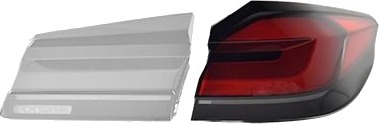 VAN WEZEL 0557922 Baklykt