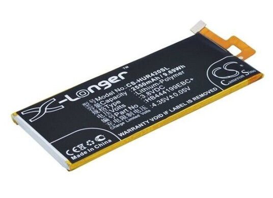 Huawei CHM-UL00 batteri (2550 mAh 3.8 V)