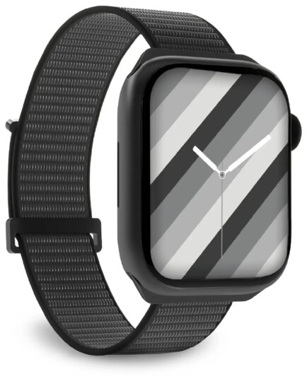 SBS Nylon Urrem til Apple Watch - 38, 40, 41mm - Sort