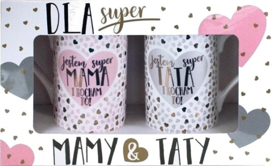 Kukartka Krussett Q 896 Super Mamma/Pappa Hjerter 480152 5901924481591