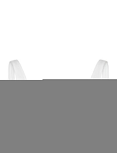 Weekday Plunge Rib Soft Bra White XL