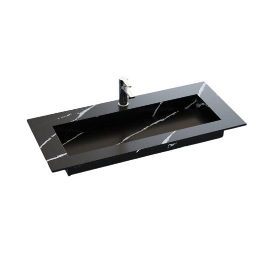 Dansani Inzo Angular D45,50cm Silestone Eternal Marquina 100-119cm
