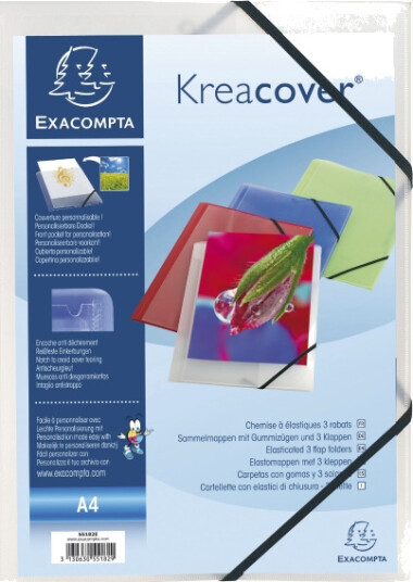 Præsentationsmappe Exacompta Kreacover A4 Transparent