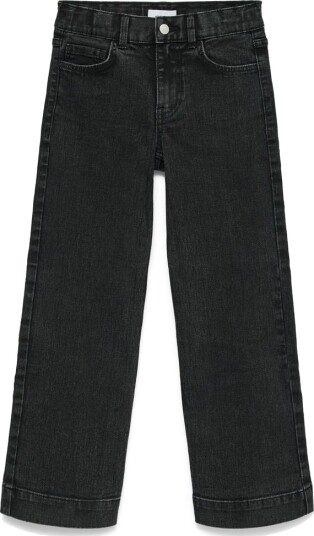 Vero Moda Girl Daisy jeans Wide High Waist mørk grå denim (158 / 13 år)