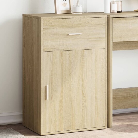 Oppbevaringsskap sonoma eik 56,5x39x90 cm konstruert tre 8721012496132
