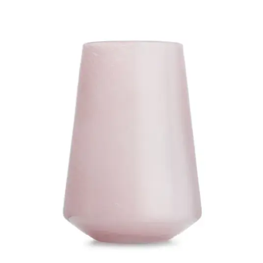 Hadeland Glassverk Dugg Vase 20cm Rosa