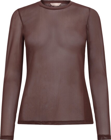 Culture Culaya Mesh Blouse   COFFEE BEAN   XL