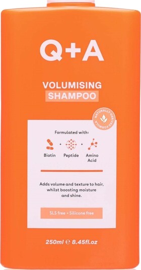 Q+A Volumiserende Shampoo 250 ml for Tynt Hår med Mer Volum