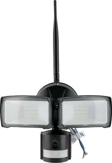 V Tac 18W LED lyskaster med WiFi kamera og sensor 6000K IP44 hvit utendørs sikkerhetskamera Kulør : Kald