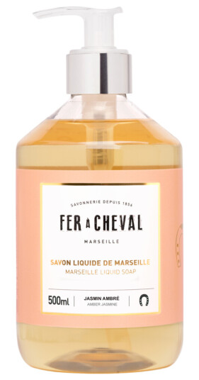 Fer Á Cheval Marseille flytende såpe amber jasmin 500ml