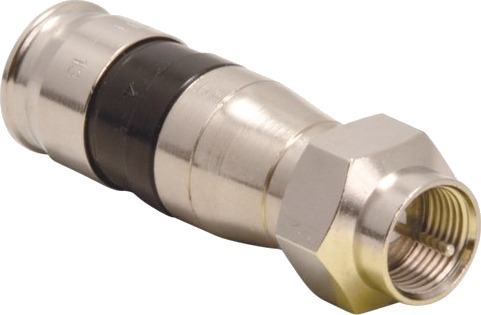 Triax Koaksialplugg F-Type EX 11 75 Ohm Nikkel