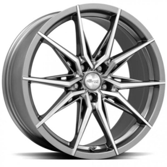 Brock B42 Ferric Grey Polish 8.5x20 5x112 ET35 B66.6