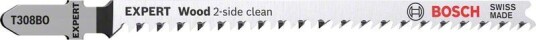 Bosch T308BO Stikksagblad for Tre 2-Sidig Clean - 5 Stk