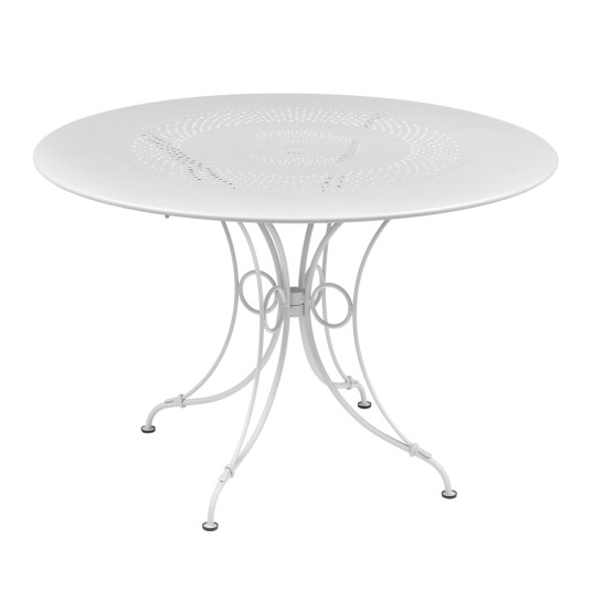 Fermob 1900 Table 117 cm Cotton White 01