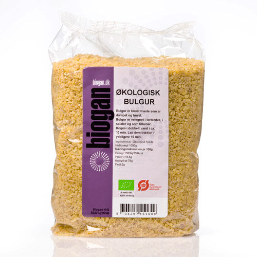 Biogan Økologisk Fullkorn Bulgur 1 Kg Biogan Økologisk Fullkorn Bulgur 1 Kg