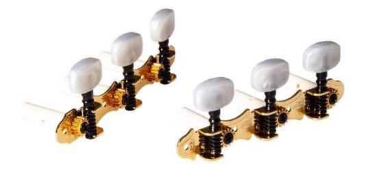 Ortega Guitars Ortega Otm-Familypro Mekanikk Classic Family Pro, Gull/pearl Button