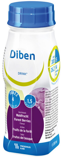 Diben Drink skogsbær, 4x200 ml Diben Drink skogsbær, 4x200 ml