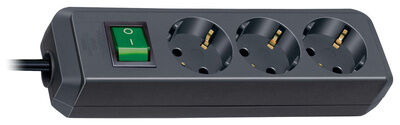 Brennenstuhl Eco-L 3 Way Split Sw 5m BK