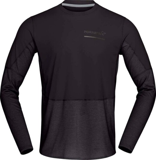 Norrøna Men's Senja Equaliser Lightweight Long Sleeve Sort M Man