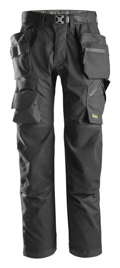 Snickers Workwear 6923 FlexiWork Gulvleggerbukse Svart, Klær