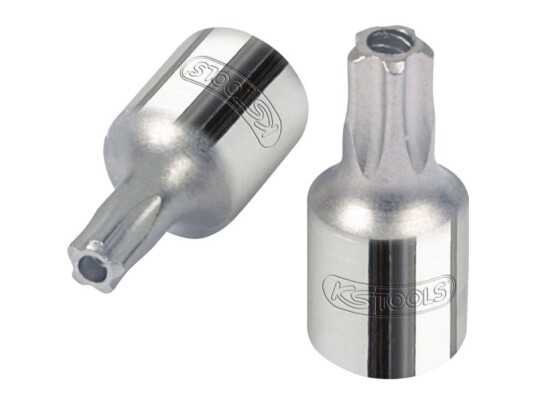Ks Tools 918.1578, Stikkontakt, 1/4", Metrisk, 1 Hoder, T25, Kromvanadiumstål