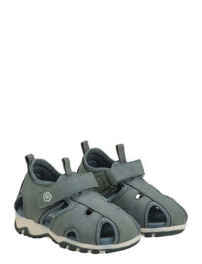 Color Kids Baby Sandals W. Velcro Strap - Green - 30