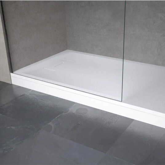 Novellini Novosolid Dusjkar 160x90 cm, Hvit Matt