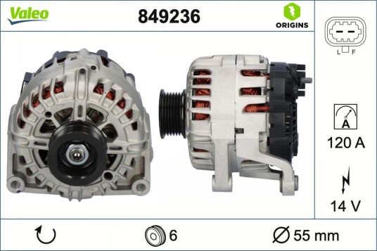 VALEO 849236 Dynamo