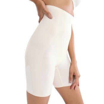 Triumph Truser High Waist Medium Shaping Long Panty Offwhite Large Dame