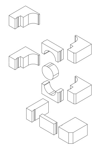 Nordpeis Q-34 AL (V. og H.) Powerstone sett PN-Q3400-100