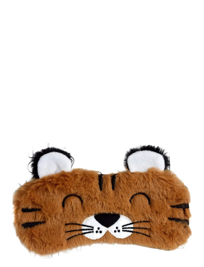Puckator Plush Adoramals Tiger Eye Mask Brown Puckator Plush Adoramals Tiger Eye Mask Brown