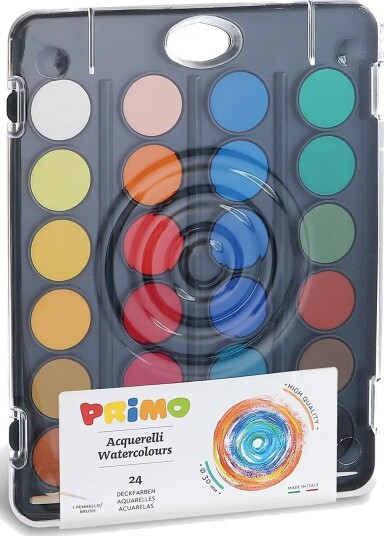 Primo Watercolour Palette 24 Pcs M Classic Multi/patterned ONE SIZE Primo Watercolour Palette 24 Pcs M Classic Multi/patterned ONE SIZE
