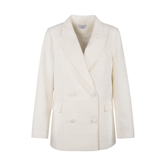 Leonora Jacket White S Boucle blazer Leonora Jacket White S Boucle blazer