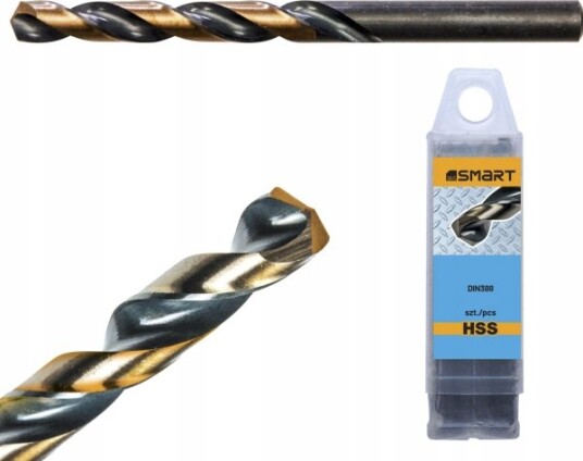 Wiertło Smart Wiertło Do Metalu Hss 4,0Mm /10 Szt./ Smart Wiertło Smart Wiertło Do Metalu Hss 4,0Mm /10 Szt./ Smart