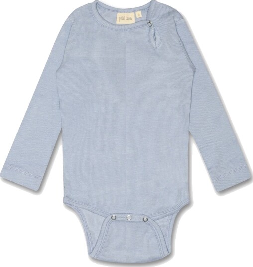 Petit Piao Body L/S Modal Spring Blue (74 / 9 mnd)