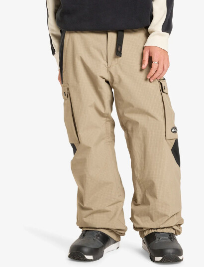 Quiksilver Snow Down Cargo Pt - Beige - XL Quiksilver Snow Down Cargo Pt - Beige - XL