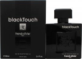 Franck Olivier Black Touch Eau de Toilette 100ml for Men - Aromatisk Duft med Mysk og Bergamott
