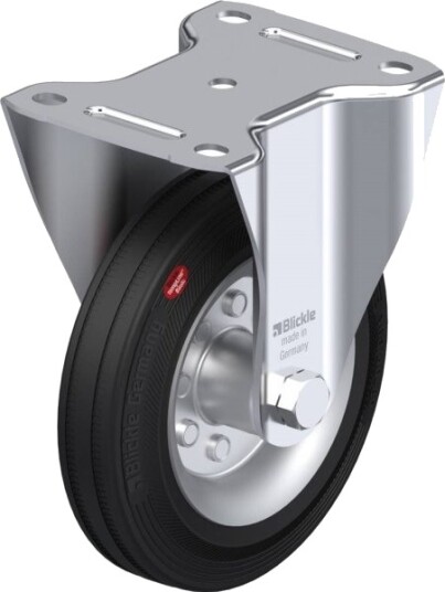 Blickle 623041 B-Vehi 160R Fast Hjul, Hjuldiameter 160 Mm, Bæreevne (Maks.) 120 Kg, 1 Stk