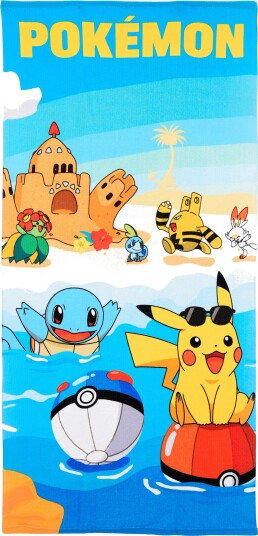 Pokémon Strandhåndkle Flerfarget