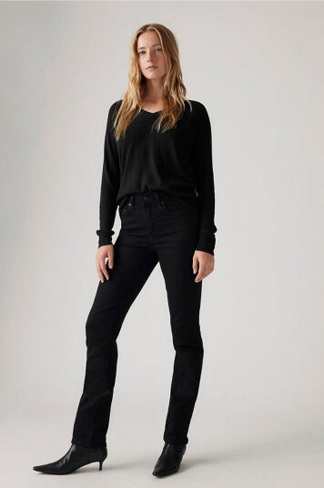 Levi's   Jeans 724 high rise straight   Svart