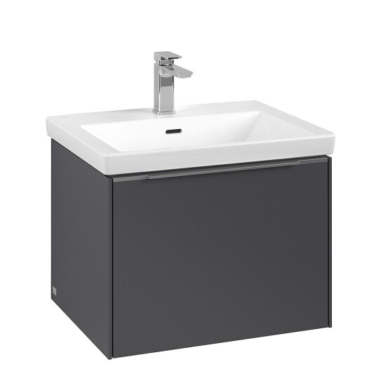 Villeroy & Boch  Subway 3.0 Servantskap m/1 skuff 572x429x478 mm Grafitt Matt
