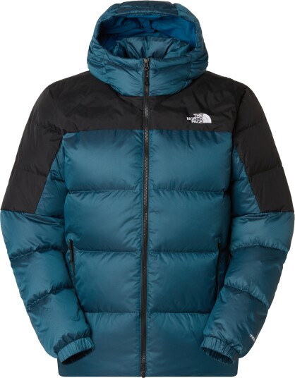 The North Face Men's Diablo Down 2.0 Hooded Jacket Dusk Blue Black Heather/TNF Black L The North Face Men's Diablo Down 2.0 Hooded Jacket Dusk Blue Black Heather/TNF Black L