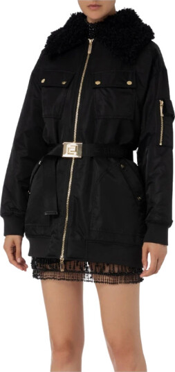 Elisabetta Franchi Dame Jakker Svart S,